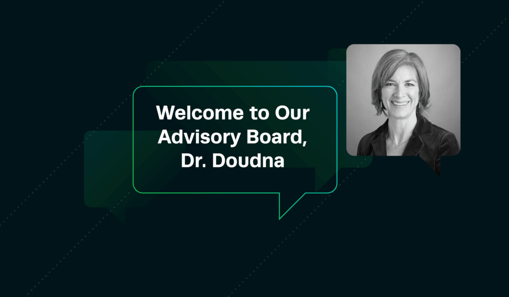 Synthego Welcomes CRISPR Co-Inventor Dr. Jennifer Doudna to Our Advisory Board